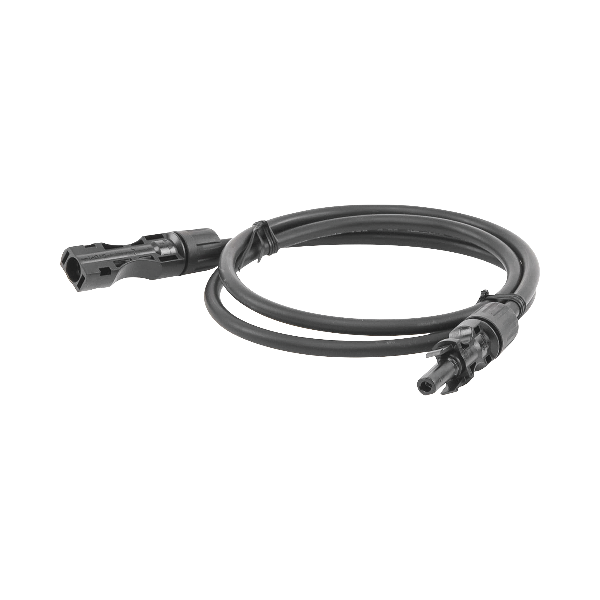 CBLMC41MBLK|Cable Fotovoltaico 1 m, Negro, Calibre 10 AWG con Terminales MC4 en Ambos Extremos